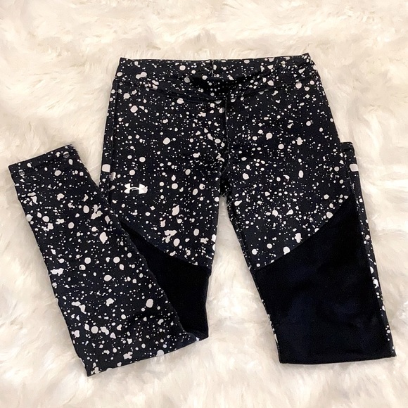 Under Armour Other - Under Armour Cold Gear Leggings Black White XL